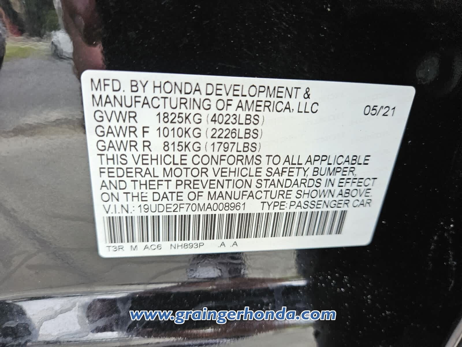 Vehicle Image 37 of 46 for 2021 Acura ILX